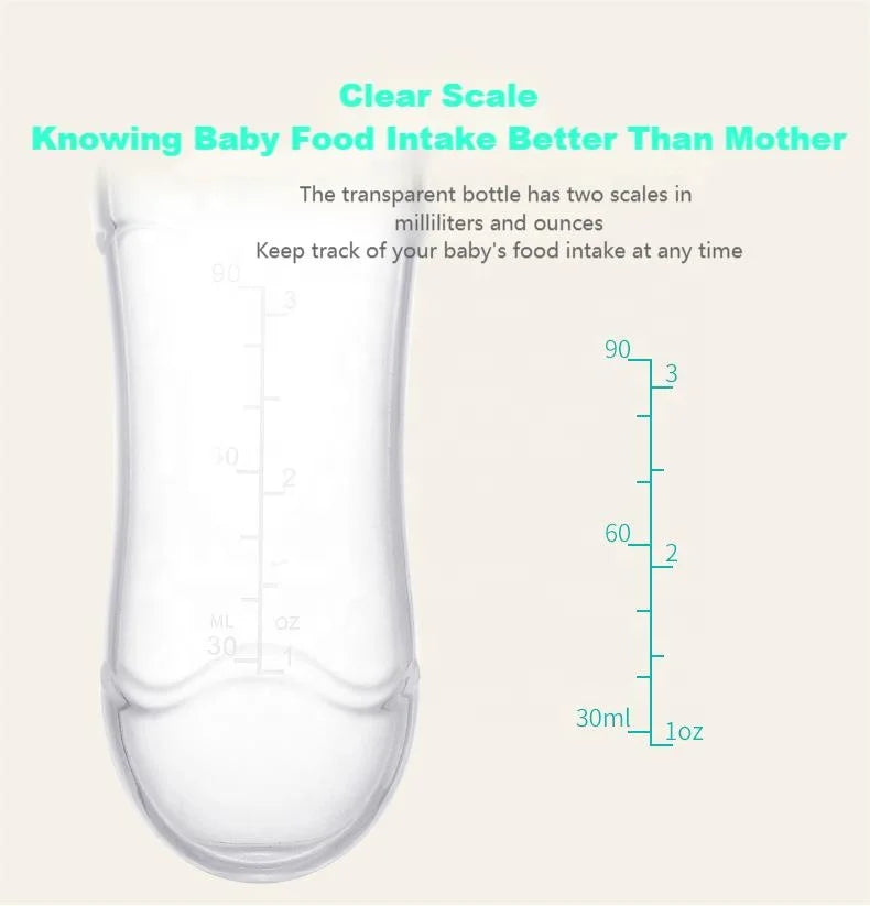 Mess-Free Baby Silicone Feeding Spoon (6+ Months) – BPA Free & Safe