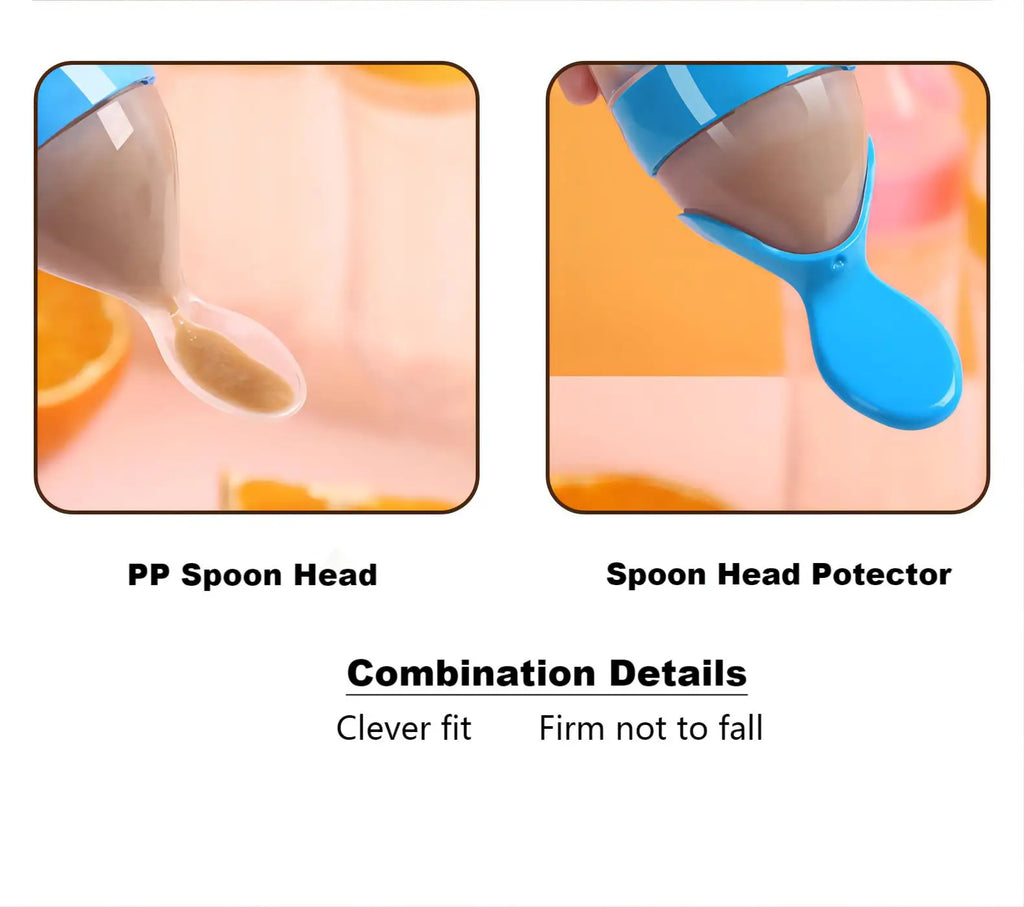 Mess-Free Baby Silicone Feeding Spoon (6+ Months) – BPA Free & Safe