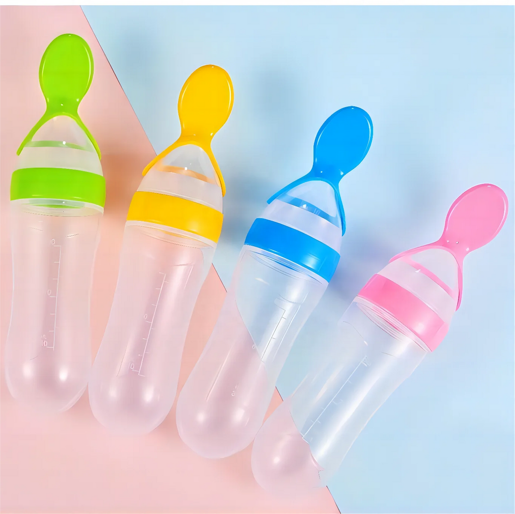 Mess-Free Baby Silicone Feeding Spoon (6+ Months) – BPA Free & Safe
