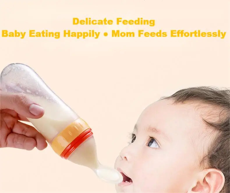 Mess-Free Baby Silicone Feeding Spoon (6+ Months) – BPA Free & Safe